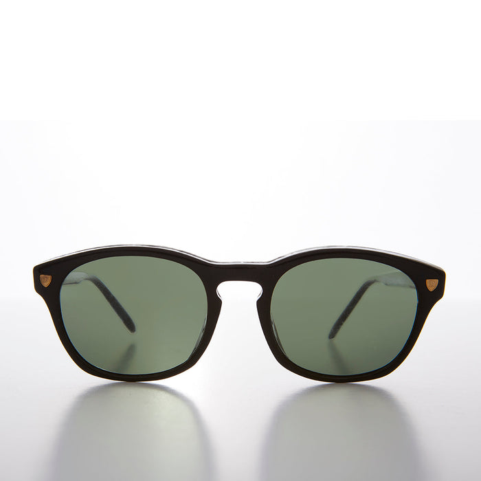 image of sunglasses model SUNGLASS MUSEUM SUNGLASS MUSEUM Classic Retro Horn Rim Nerd Vintage Sunglass - Bryce