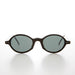 image of sunglasses model SUNGLASS MUSEUM Small Oval Vintage Sunglass with Glass Lens - Burke