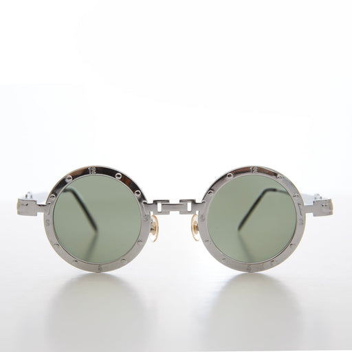 image of sunglasses model SUNGLASS MUSEUM Small Round Boho Vintage Sunglasses - Buzzer