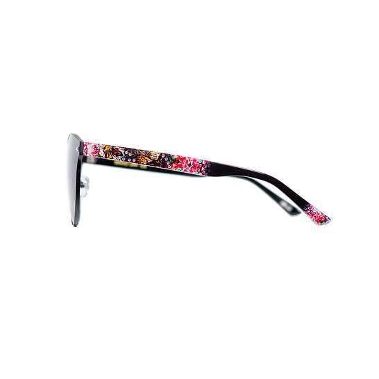 BV1901T C1 Unisex Bravo Tiger Print Sunglasses