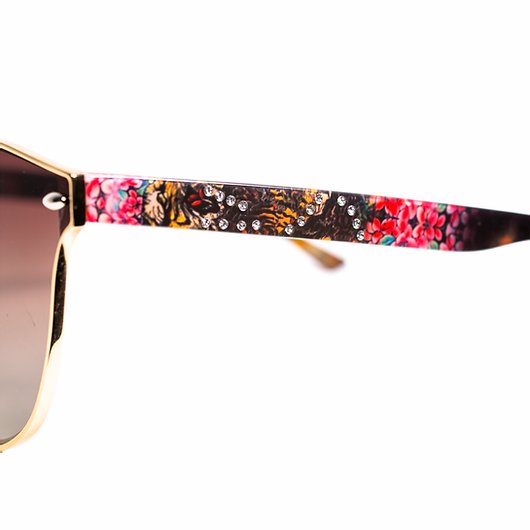 BV1901T C3 Unisex Bravo Tiger Print Sunglasses