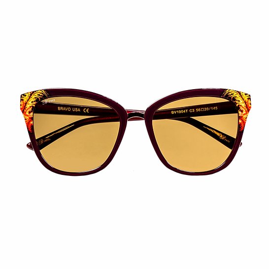 BV1904T C3 Unisex Tiger Print Sunglasses