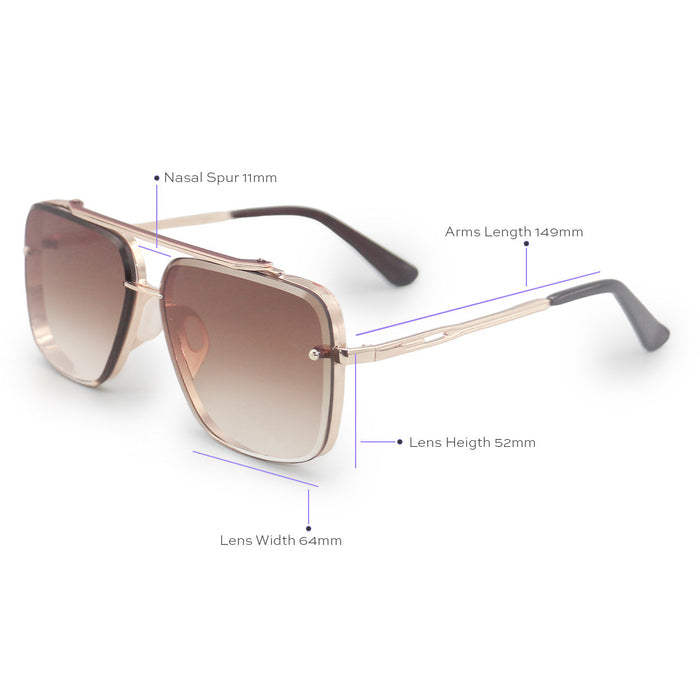 TOPFOXX Bella Coffee - Tangle Free Sunglasses - Product image