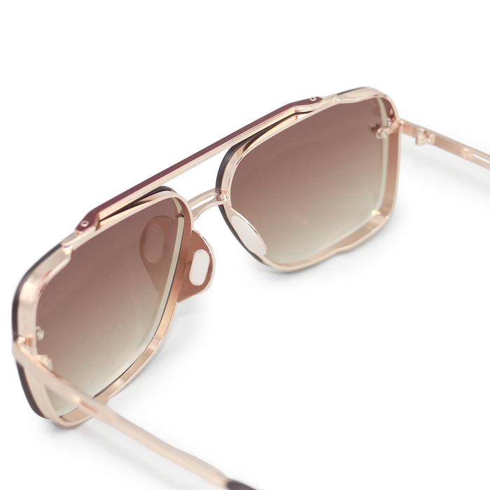 TOPFOXX Sunglasses Bella Coffee - Tangle Free Aviator Sunglasses