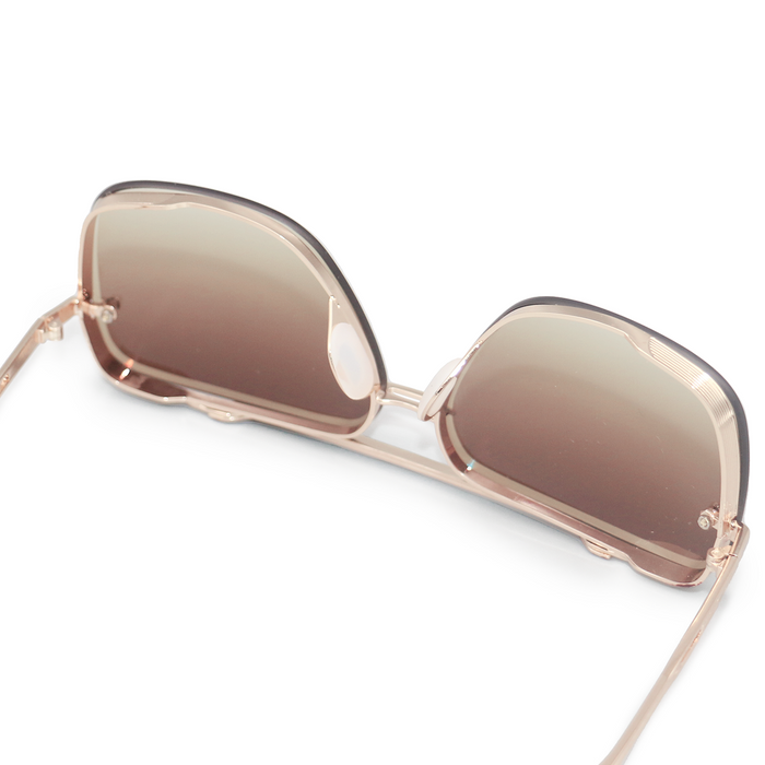 TOPFOXX Sunglasses Bella Coffee - Tangle Free Aviator Sunglasses
