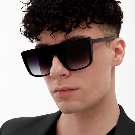 TOPFOXX Sustainable Rayz - Limited Edition Black Squared Sunglasses - Product image