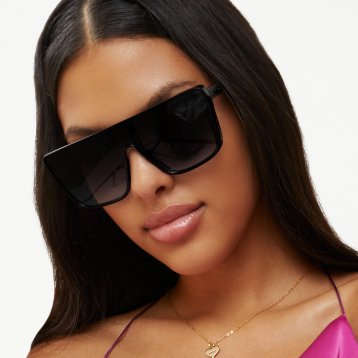 TOPFOXX Sustainable Rayz - Limited Edition Black Squared Sunglasses - Product image