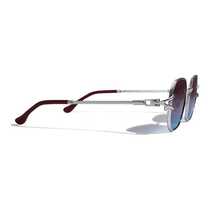 COSSINO Bleu Violet Metal Sunglasses