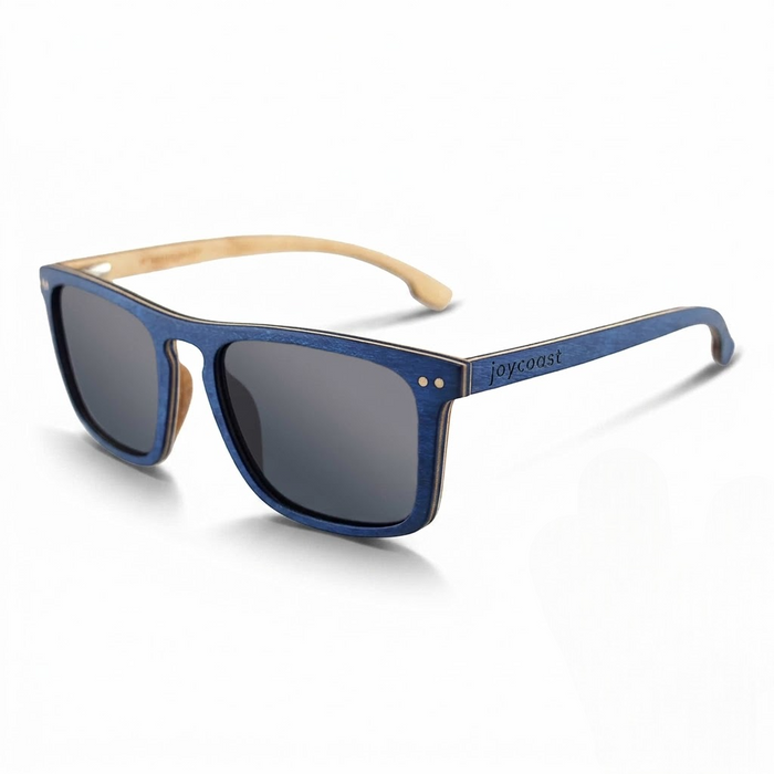 Blu Maple Wood Wayfinder Sunglasses | Polarized | Joycoast