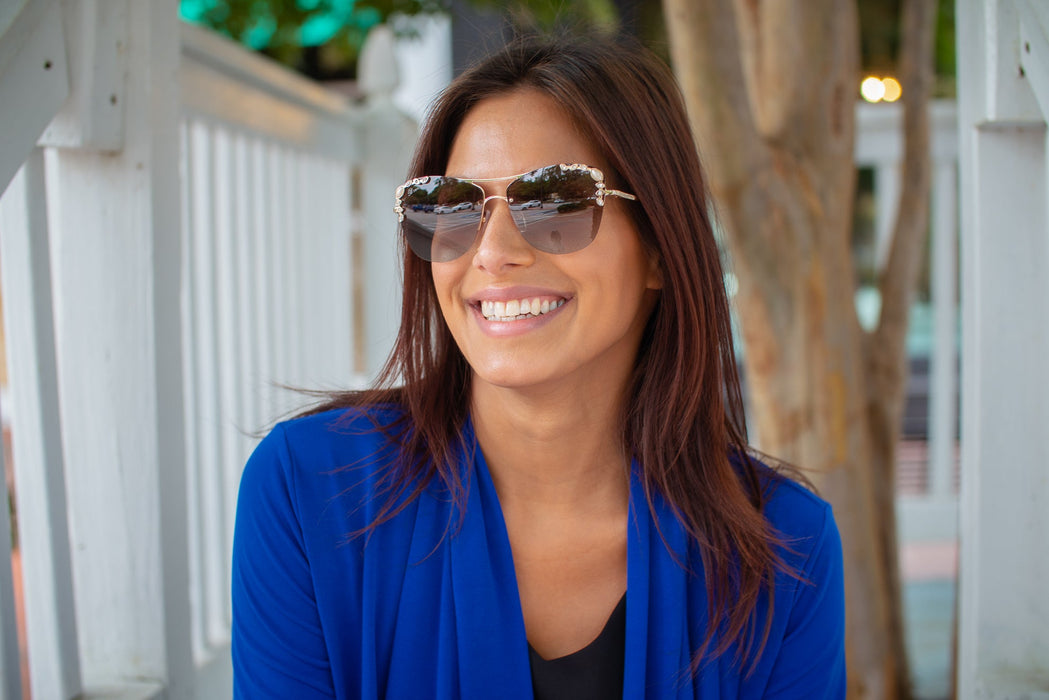 BV4270 C1 Bravo Pearl & Diamond Sunglasses