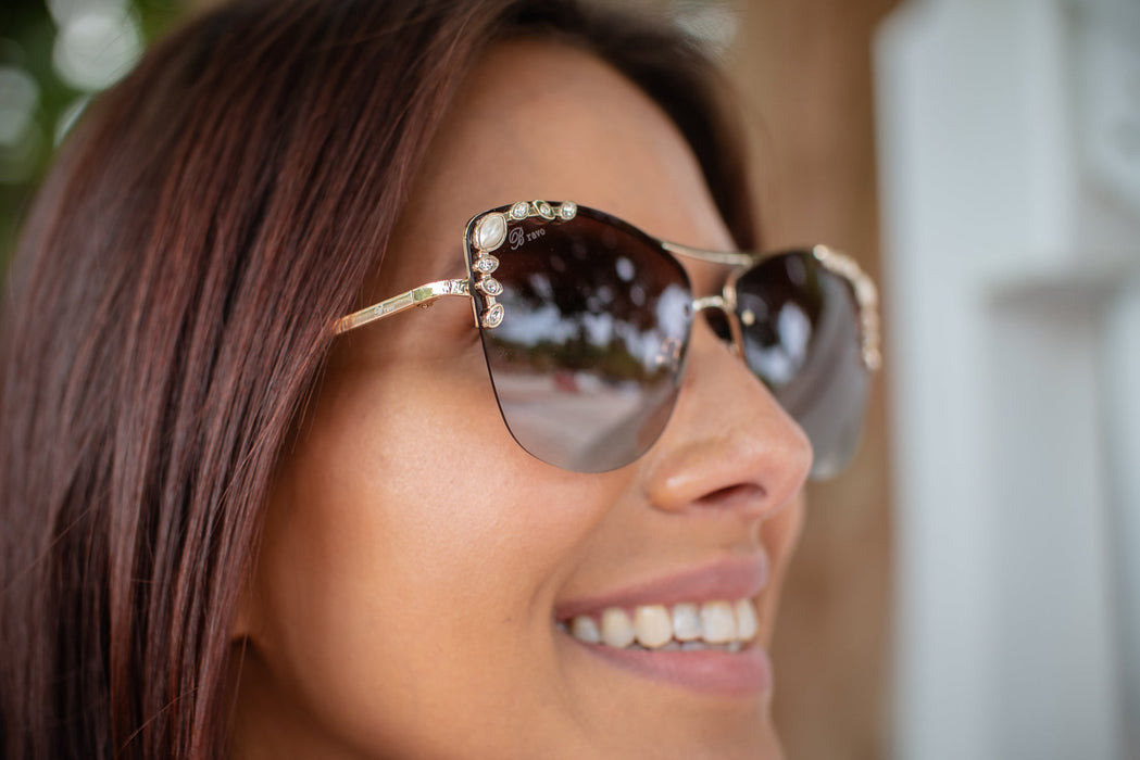 BV4270 C1 Bravo Pearl & Diamond Sunglasses