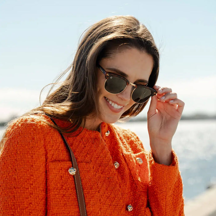 Matte Tortoise Shell & Gold Brooklines