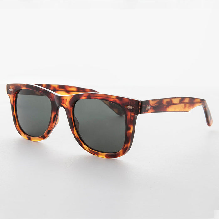 SUNGLASS MUSEUM Classic Tortoiseshell Square Sunglasses - Campbell 1