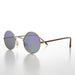 image of sunglasses model SUNGLASS MUSEUM Small Round Hippy Mirror Lens Vintage Sunglass - Cana