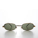 image of sunglasses model SUNGLASS MUSEUM SUNGLASS MUSEUM Tiny Half Frame Rectangular 90s Vintage Sunglass - Carson