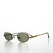 image of sunglasses model SUNGLASS MUSEUM SUNGLASS MUSEUM Tiny Half Frame Rectangular 90s Vintage Sunglass - Carson