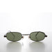 image of sunglasses model SUNGLASS MUSEUM SUNGLASS MUSEUM Tiny Half Frame Rectangular 90s Vintage Sunglass - Carson