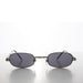 image of sunglasses model SUNGLASS MUSEUM SUNGLASS MUSEUM Tiny Half Frame Rectangular 90s Vintage Sunglass - Carson