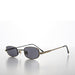 image of sunglasses model SUNGLASS MUSEUM SUNGLASS MUSEUM Tiny Half Frame Rectangular 90s Vintage Sunglass - Carson
