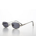 image of sunglasses model SUNGLASS MUSEUM SUNGLASS MUSEUM Tiny Half Frame Rectangular 90s Vintage Sunglass - Carson