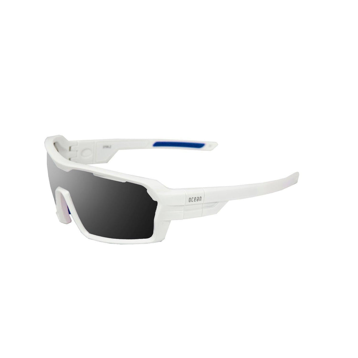 chameleon goggles Ocean Chameleon Polarized Sunglasses Kiteboarding Surf Water Sports (Frame Matte White, Lens Revo Grey)