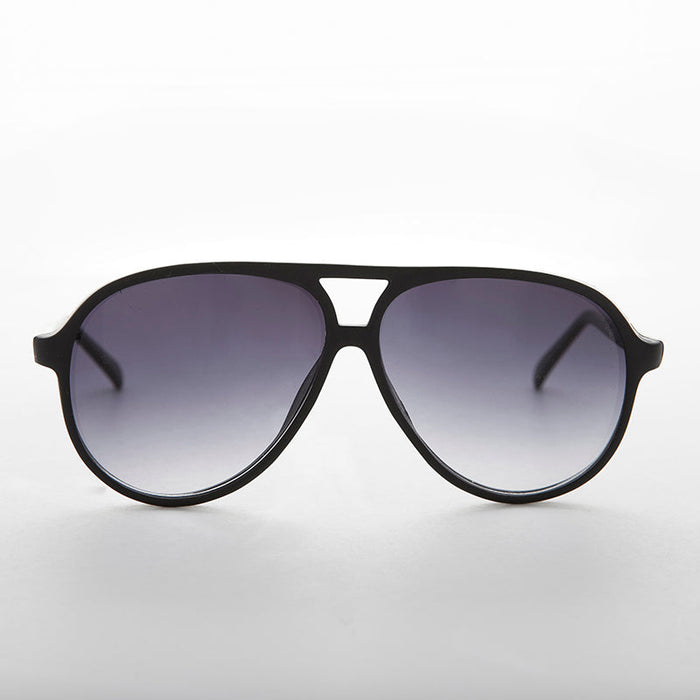 SUNGLASS MUSEUM Large Frame Pilot Vintage Sunglass with Gradient Lens - Champ