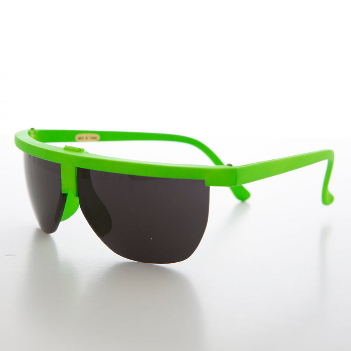 SUNGLASS MUSEUM Futuristic Sporty Wraparound Vintage Sunglasses - Cherub