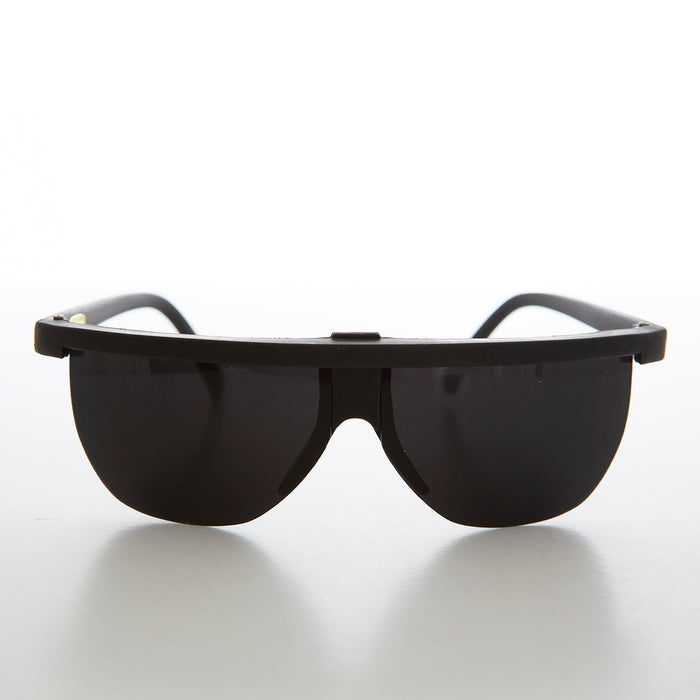 SUNGLASS MUSEUM Futuristic Sporty Wraparound Vintage Sunglasses - Cherub
