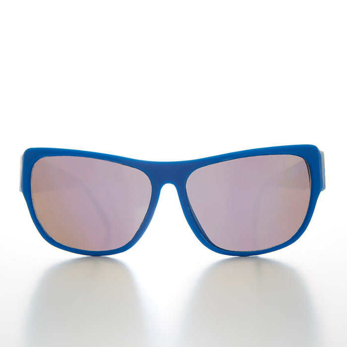 SUNGLASS MUSEUM 80s Neon Sunglass with Black Temples - Chewy