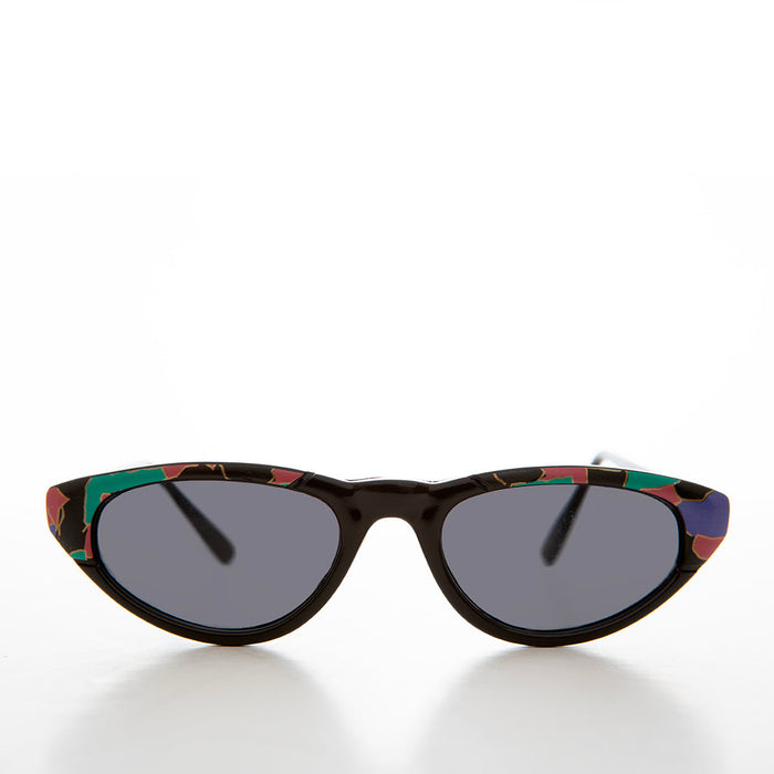 Sunglass Museum Slim Cat Eye with Brow Accent - Chicha - Product image