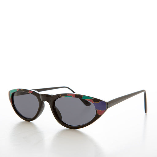 Sunglass Museum Slim Cat Eye with Brow Accent - Chicha - Product image