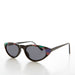 Sunglass Museum Slim Cat Eye with Brow Accent - Chicha - Product image