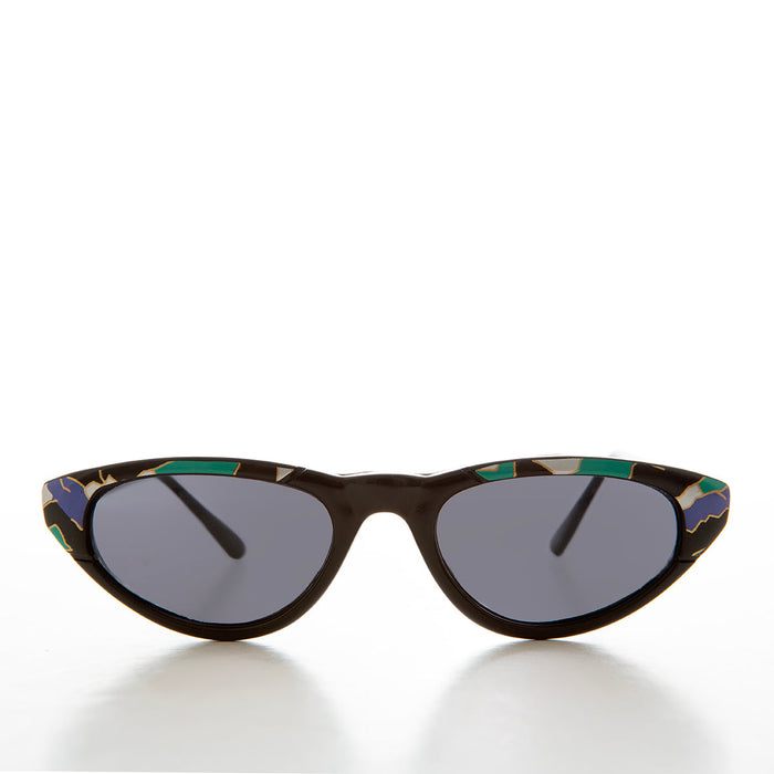 Sunglass Museum Slim Cat Eye with Brow Accent - Chicha - Product image