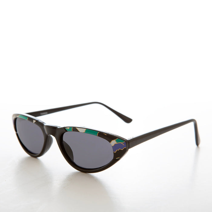 Sunglass Museum Slim Cat Eye with Brow Accent - Chicha - Product image