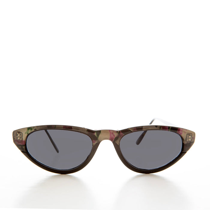 Sunglass Museum Slim Cat Eye with Brow Accent - Chicha - Product image