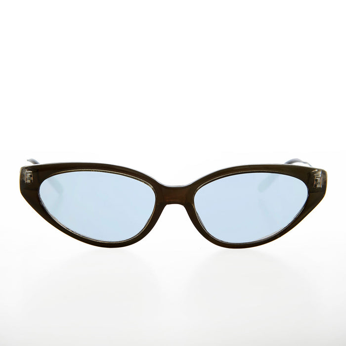 image of sunglasses model SUNGLASS MUSEUM Sexy Sleek 90s Cat Eye Sunglass - Clarice