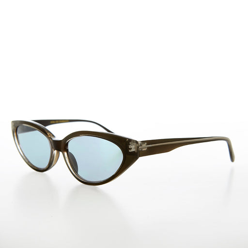 image of sunglasses model SUNGLASS MUSEUM Sexy Sleek 90s Cat Eye Sunglass - Clarice
