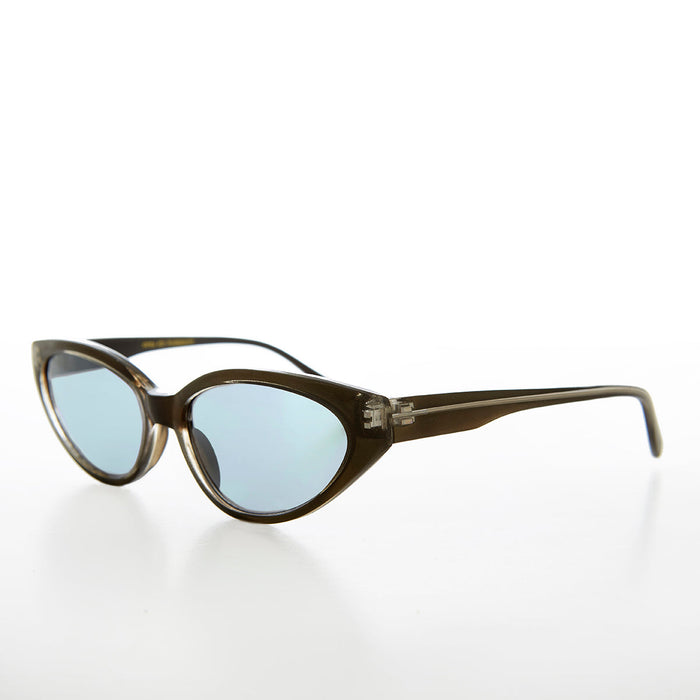 image of sunglasses model SUNGLASS MUSEUM Sexy Sleek 90s Cat Eye Sunglass - Clarice