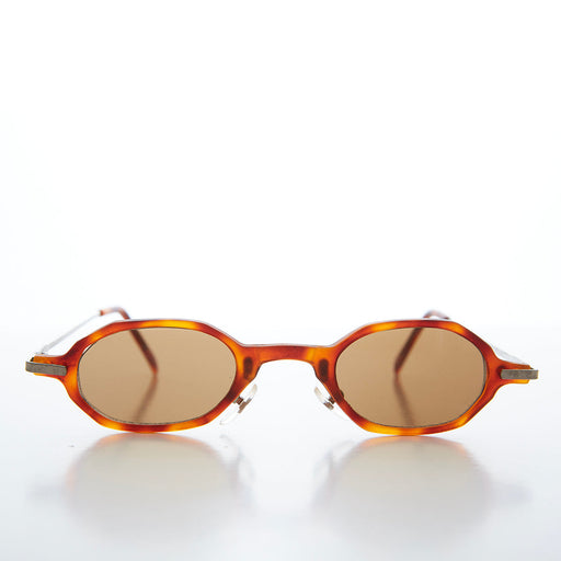 SUNGLASS MUSEUM Small Spectacle Vintage Sunglasses - Clay - Product image