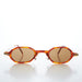 SUNGLASS MUSEUM Small Spectacle Vintage Sunglasses - Clay - Product image