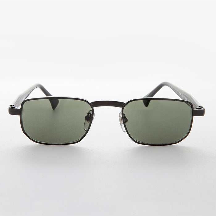 SUNGLASS MUSEUM Narrow Rectangular 90s Vintage Sunglass - Clint