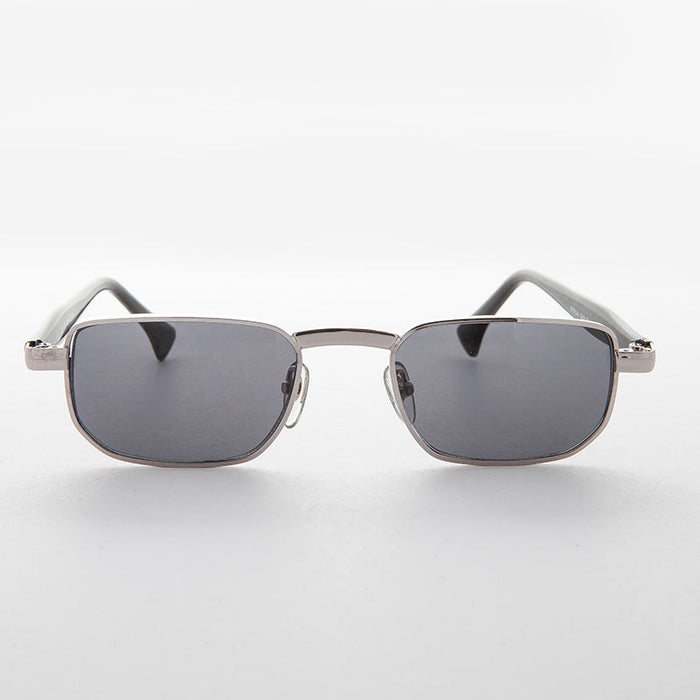 SUNGLASS MUSEUM Narrow Rectangular 90s Vintage Sunglass - Clint
