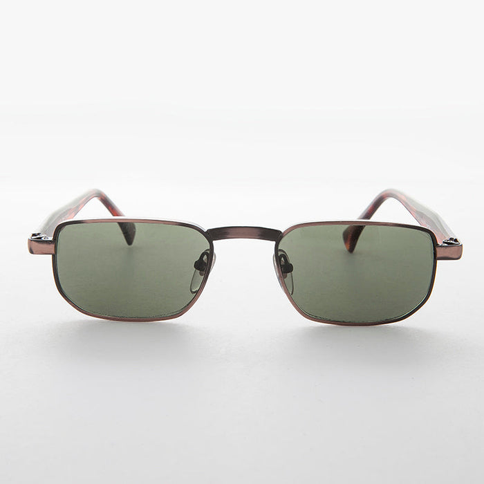 SUNGLASS MUSEUM Narrow Rectangular 90s Vintage Sunglass - Clint