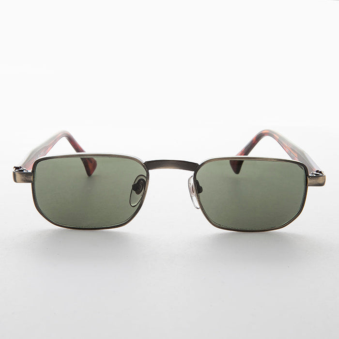 SUNGLASS MUSEUM Narrow Rectangular 90s Vintage Sunglass - Clint - Product image