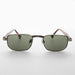 SUNGLASS MUSEUM Narrow Rectangular 90s Vintage Sunglass - Clint - Product image