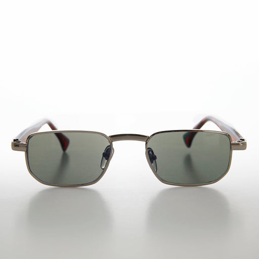 image of sunglasses model SUNGLASS MUSEUM SUNGLASS MUSEUM Narrow Rectangular 90s Vintage Sunglass - Clint