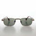 SUNGLASS MUSEUM Narrow Rectangular 90s Vintage Sunglass - Clint - Product image