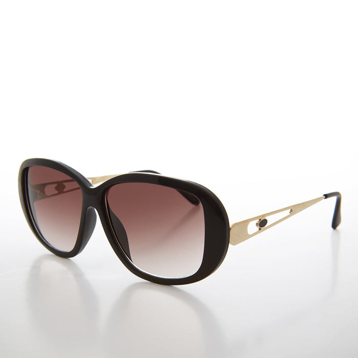 image of sunglasses model SUNGLASS MUSEUM SUNGLASS MUSEUM Large Women's Glamorous Vintage Deadstock Sunglass - Connie