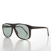 image of sunglasses model SUNGLASS MUSEUM SUNGLASS MUSEUM Glass Lens Square Large Vintage Aviator Sunglass - Conrad