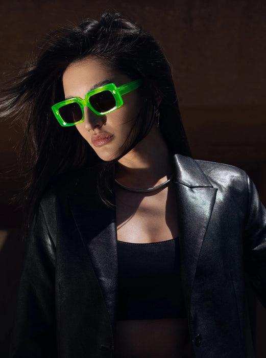 SAINT OWEN Sunglasses COPYCAT Lime | Grey